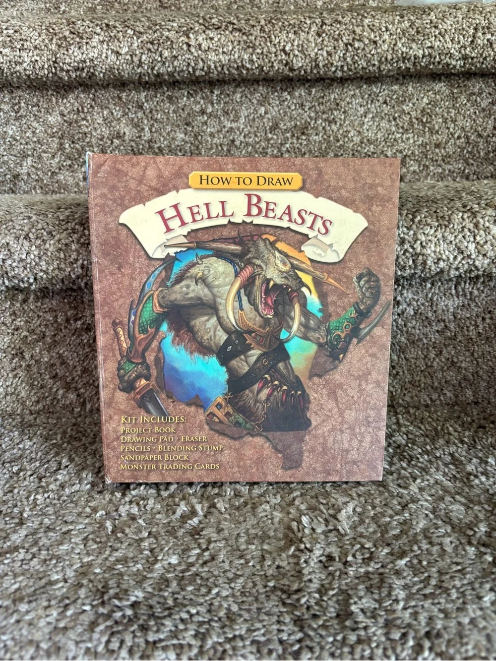How to Draw Hell Beasts Art Kit - Brown Cover